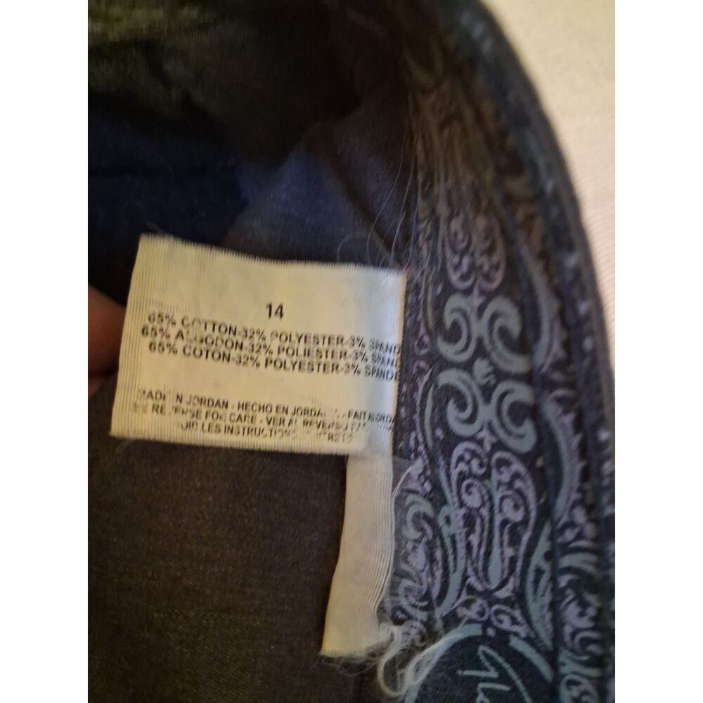 Gloria Vanderbilt "Mona PF" Mid-Rise Comfort Waist Utility Pants - Picture 6 of 14